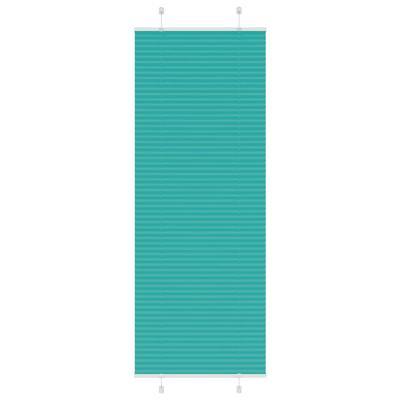 Pliss rolgordijn 80x200 cm stofbreedte 79,4 cm petrol groen