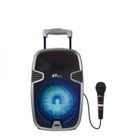 Draagbare Bluetooth Trolley Speaker met karaokemicrofoon - iParty - thumbnail