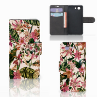 Sony Xperia Z3 Compact Hoesje Flowers - thumbnail