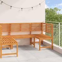 Tuinbankset 3 pcs Bruin Massief acaciahout