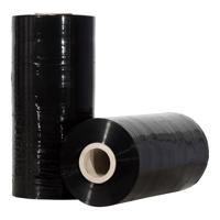 Machinewikkelfolie 23 micron 50 cm x 1390 meter 250% voorrek zwart