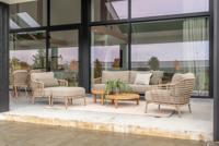 4 Seasons Como/Finn stoel-bank loungeset met voetenbank - 6-delig