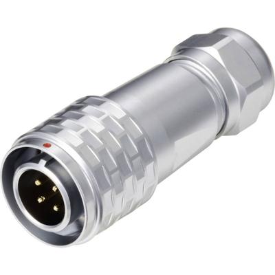 Weipu SF1210/P4 I Ronde connector Stekker, recht Totaal aantal polen: 4 Serie (ronde connectoren): SF12 1 stuk(s)