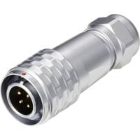 Weipu SF1210/P4 I Ronde connector Stekker, recht Totaal aantal polen: 4 Serie (ronde connectoren): SF12 1 stuk(s)