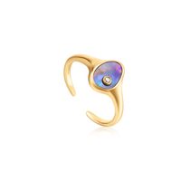 Ania Haie Turning Tides AH R027.01G Dames Ring One-size Dames