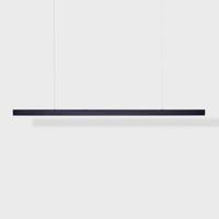 Anour I Model Cordless Aura Hanglamp - 200 cm - Blauw roestvrij staal