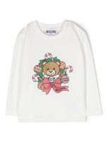 Moschino Kids t-shirt Teddy Bear à imprimé graphique - Blanc