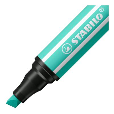 STABILO pen 68 max viltstift met dikke beitelpunt ijsgroen