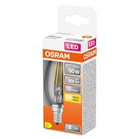 OSRAM 4058075434981 LED-lamp Energielabel D (A - G) E14 Kaars 5.5 W = 60 W Warmwit (Ø x l) 35 mm x 100 mm 1 stuk(s) - thumbnail