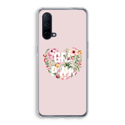 GRL PWR Flower: OnePlus Nord CE 5G Transparant Hoesje