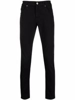 DONDUP jean à patch logo - Noir