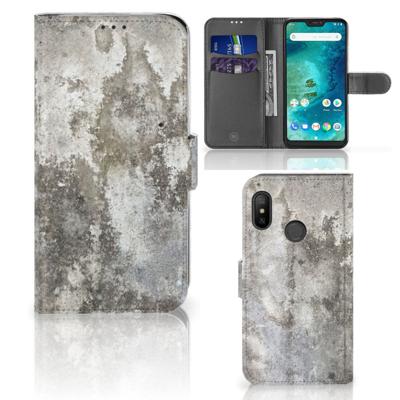 Xiaomi Mi A2 Lite | Bookcase | Beton Print