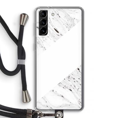 Biggest stripe: Samsung Galaxy S21 Plus Transparant Hoesje met koord