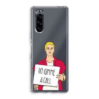 Gimme a call: Sony Xperia 5 Transparant Hoesje