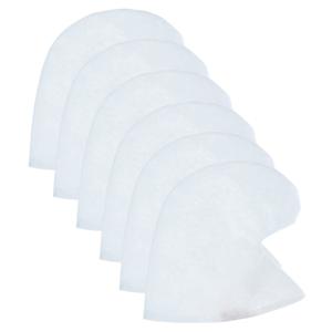 Witte kaboutermuts/dwergenmuts - 6x stuks - volwassenen - puntmuts - verkleedkleding voor volwassene