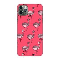 Flamingo: Volledig geprint iPhone 11 Pro Max Hoesje