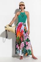 Tropische strandjurk - BLUE - XS