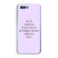 Relatief: Honor 10 Transparant Hoesje