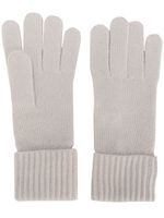 N.Peal ribbed gloves - Tons neutres