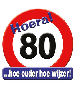 Huldeschild 80 jaar