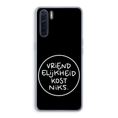 Vriendelijkheid: Oppo A91 Transparant Hoesje