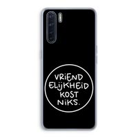 Vriendelijkheid: Oppo A91 Transparant Hoesje