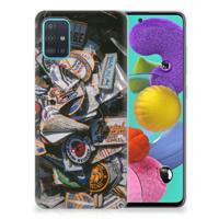 Samsung Galaxy A51 | Siliconen hoesje | met foto Badges Samsung Galaxy A51 | Siliconen hoesje | met foto Badges