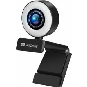 Sandberg 134-21 webcam 2 MP 1920 x 1080 Pixels USB 2.0 Zwart