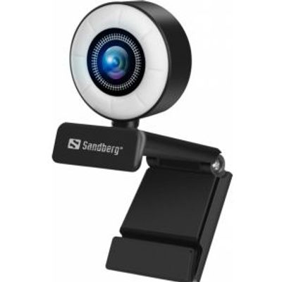 Sandberg 134-21 webcam 2 MP 1920 x 1080 Pixels USB 2.0 Zwart