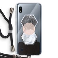 Creatieve toets: Samsung Galaxy A10 Transparant Hoesje met koord