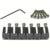 Graph Tech PS 8002 L0 String Saver Saddles Left-handed ST-Style Elite Zadel Set Linkshandig (6 stuks) Graph Tech PS 8002 L0 String Saver Saddles Left-handed ST-Style Elite Zadel Set Linkshandig (6 stuks)