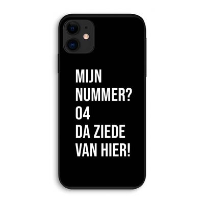 Da ziede van hier - Zwart: iPhone 11 Biologisch afbreekbaar hoesje
