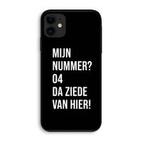 Da ziede van hier - Zwart: iPhone 11 Biologisch afbreekbaar hoesje