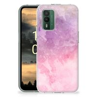 Hoesje maken Nokia XR21 Pink Purple Paint - thumbnail