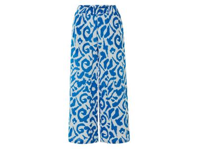 esmara Dames broek (Structuur/blauw, L (44/46))