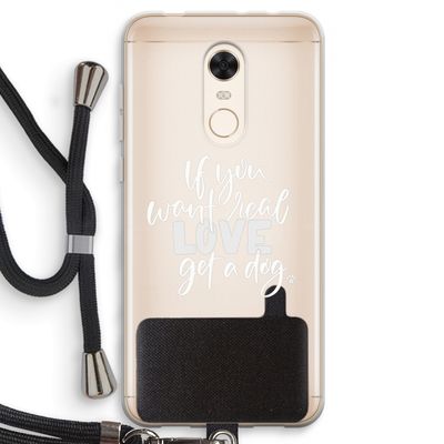 Partner in crime: Xiaomi Redmi 5 Transparant Hoesje met koord