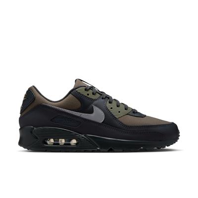 Nike Air Max 90 Sneakers Zwart Bruin Groen Donkergrijs