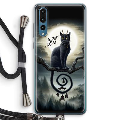 Moonlight Companions: Huawei P20 Pro Transparant Hoesje met koord