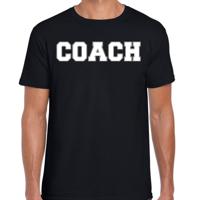 Cadeau t-shirt voor heren - coach - zwart - bedankje - verjaardag