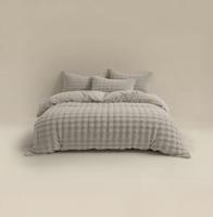 RoyalTextile - Pom Pom Dekbedovertrek - Teddy - Beige - 200 x 220