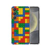 Samsung Galaxy S25 Plus Hoesje - Blokken TPU Antishock Samsung Galaxy S25 Plus Hoesje - Blokken TPU Antishock