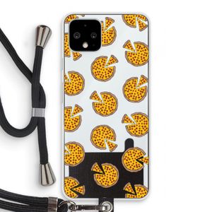 You Had Me At Pizza: Pixel 4 Transparant Hoesje met koord