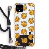 You Had Me At Pizza: Pixel 4 Transparant Hoesje met koord