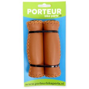 Porteur Handvatten Porteur leer bruin