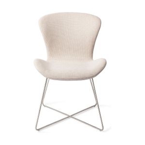 Jesper Home Moji eetkamerstoel Coconuts cross steel