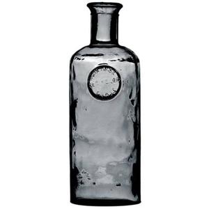 Natural Living Vaas Olive Bottle - grijs - glas - D13 x H27 cm