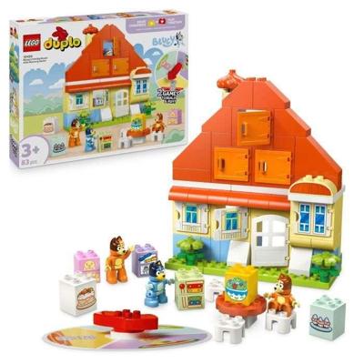LEGO DUPLO 10459 Bluey's Familiehuis en Geheugenspel - Creatief Spelen 3 jaar