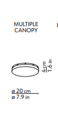 Kdln - Flow zwarte multiple canopy accessoires