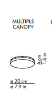 Kdln - Flow zwarte multiple canopy accessoires