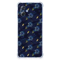 Doorzichtige Silicone Hoesje voor Motorola Moto G54 Voetbal